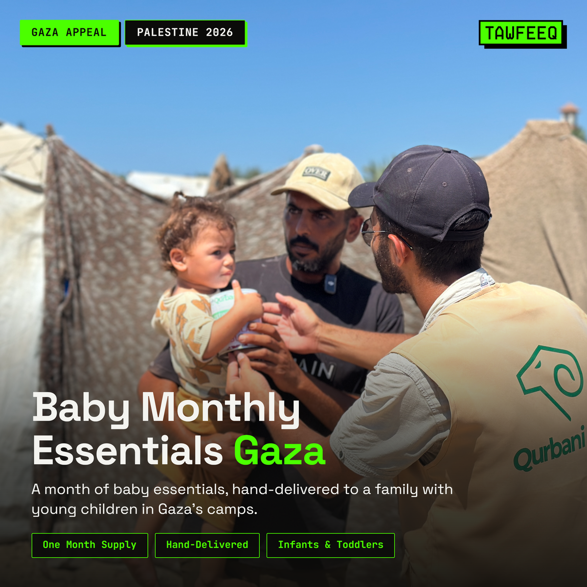 Baby Monthly Essentials for Gaza